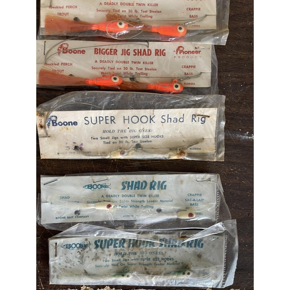 LOT 29+ VTG Fishing Fly Jig Bucktail Shad Speck Popping Corks Lures Split Shot - Picture 8 of 13